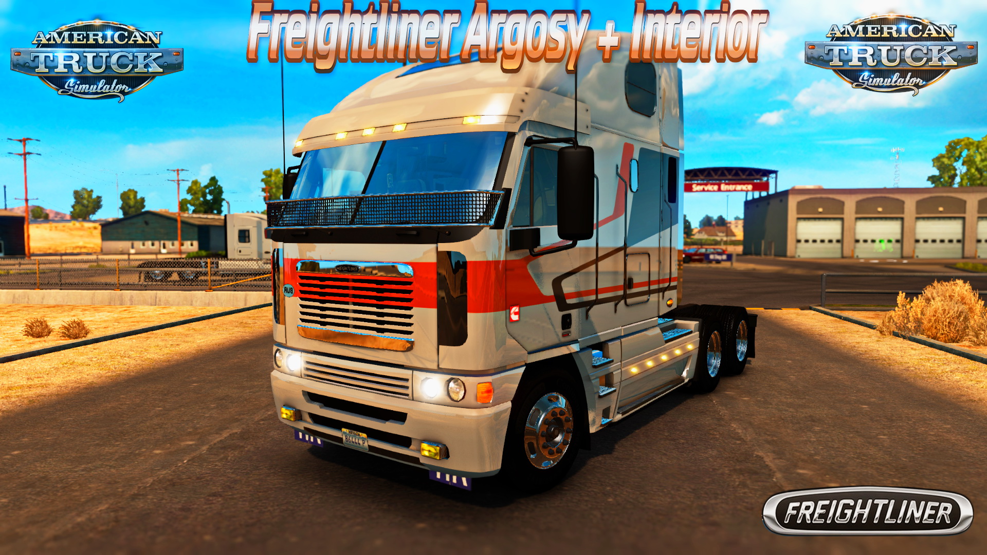 Freightliner Argosy + Interior v3.0 for ATS (American Truck Simulator)