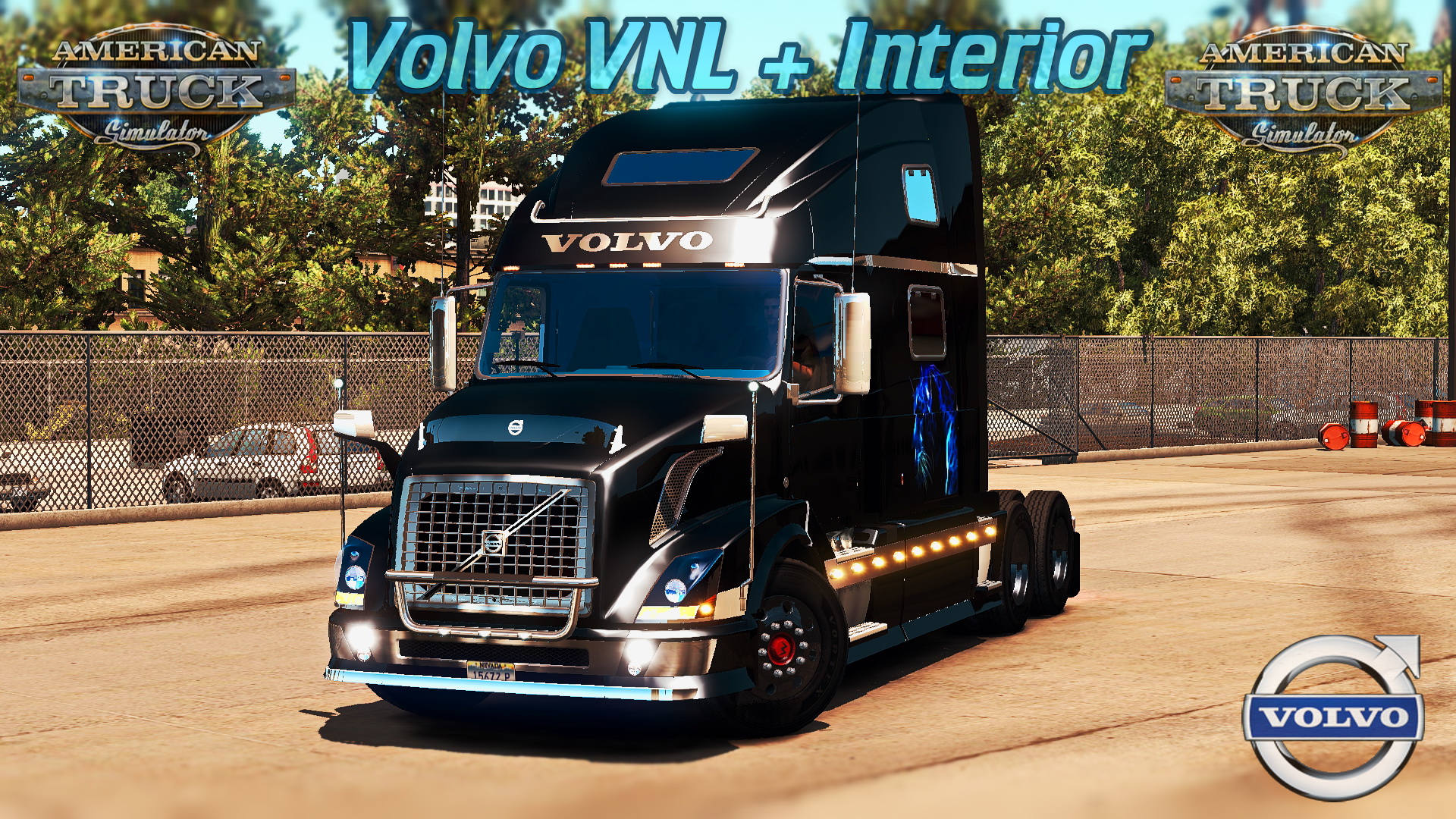 Volvo VNL + Interior for ATS (American Truck Simulator)
