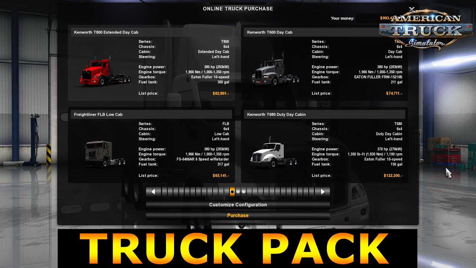 Trucks Pack Mod v1.1 for ATS