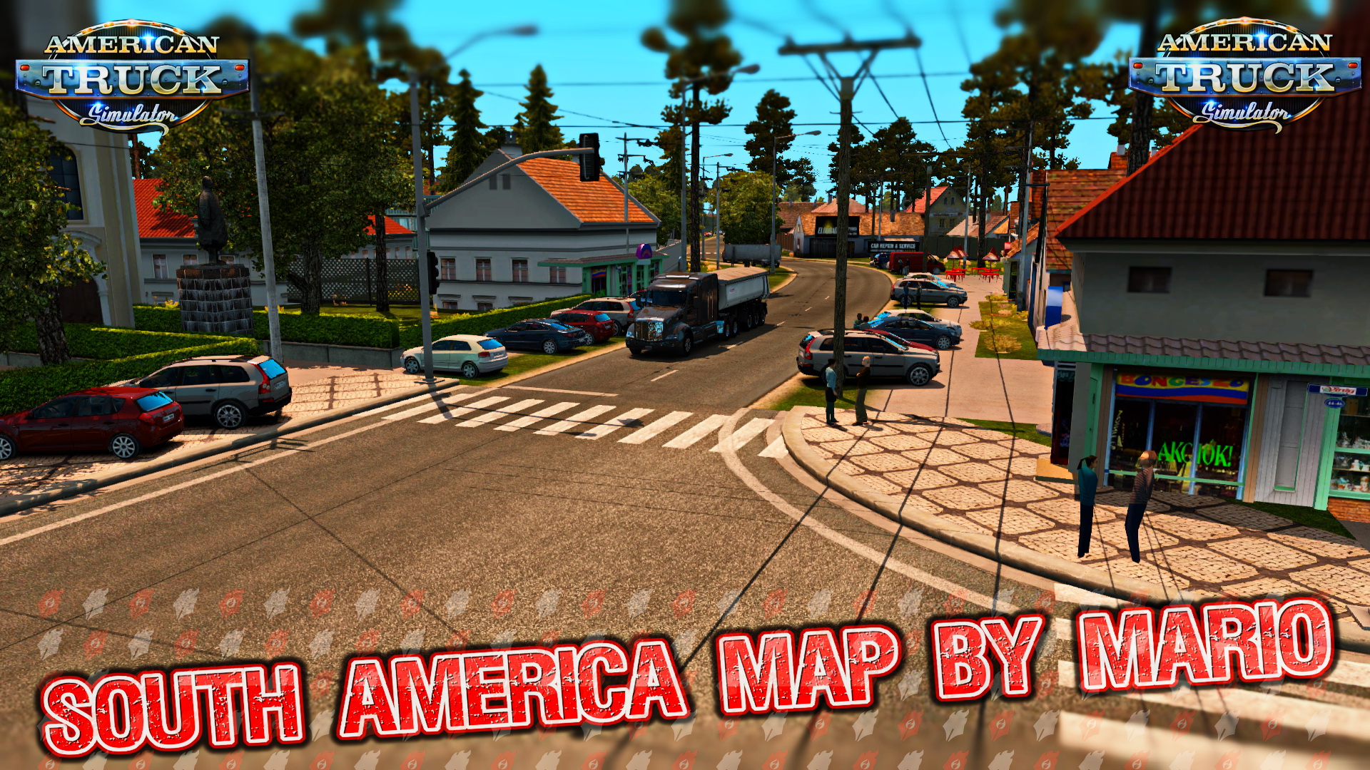 South America Map by Mario for ATS (American Truck Simulator)