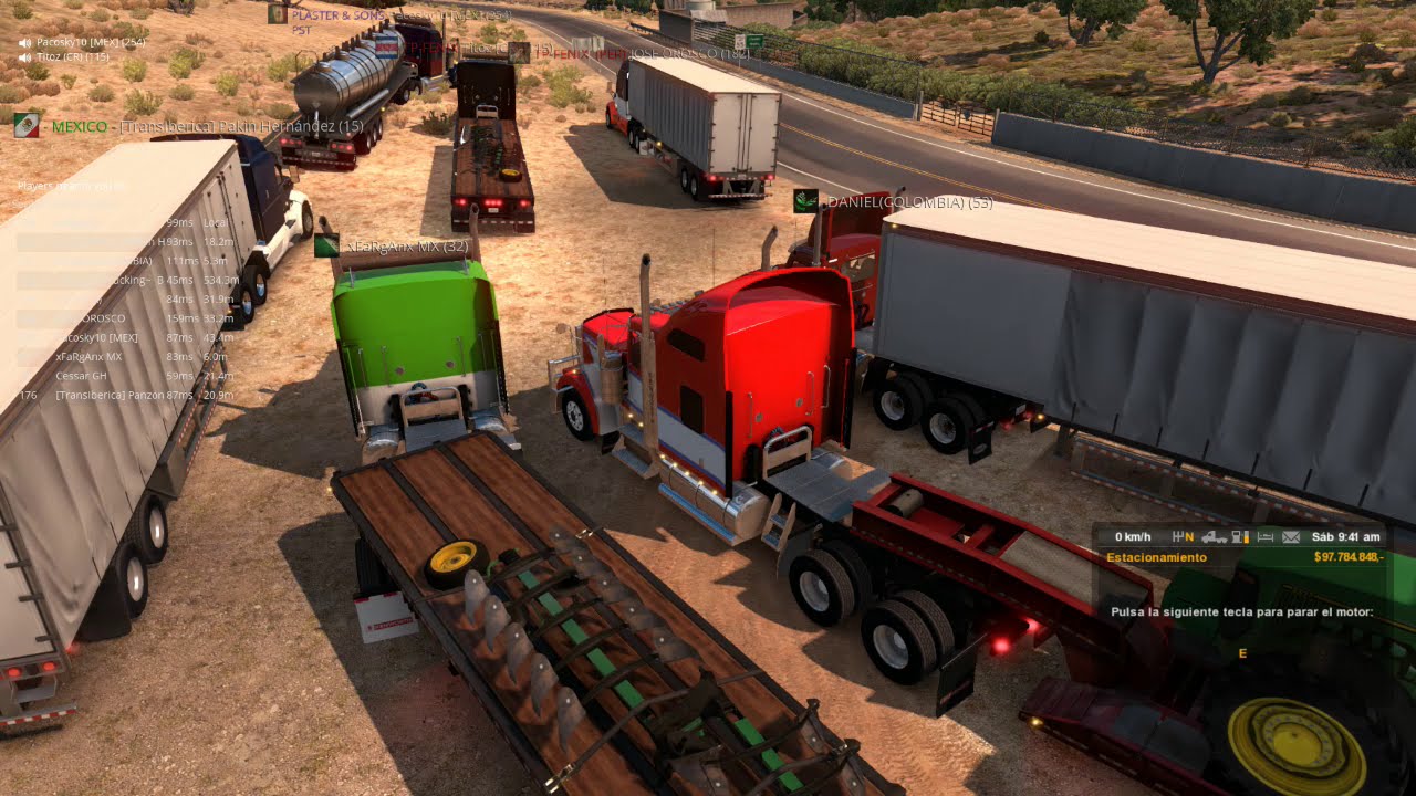 Multiplayer American Truck Simulator - Convoy de San Diego a Eureka