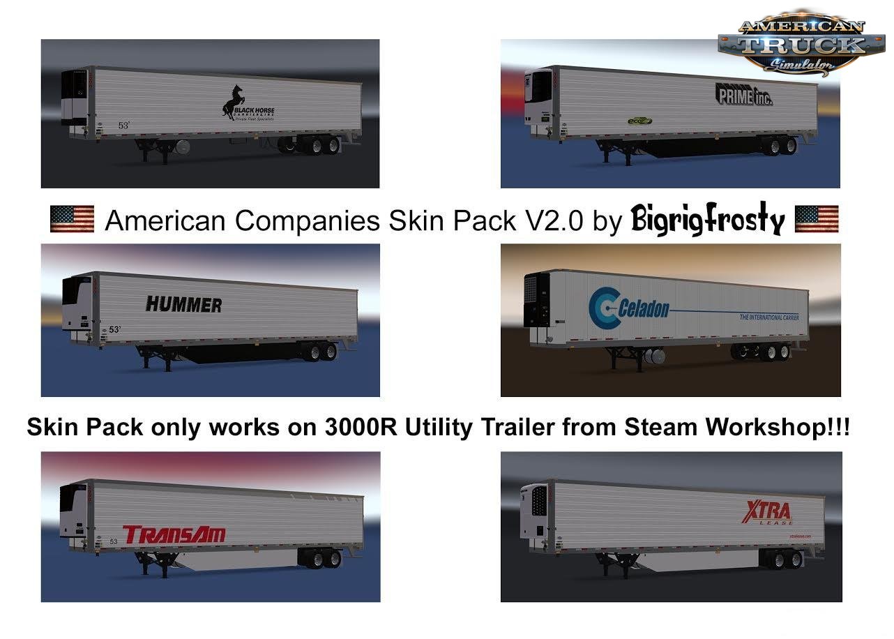 American Ccompanies 3000R Utility Skin Pack v2.0 for Ats