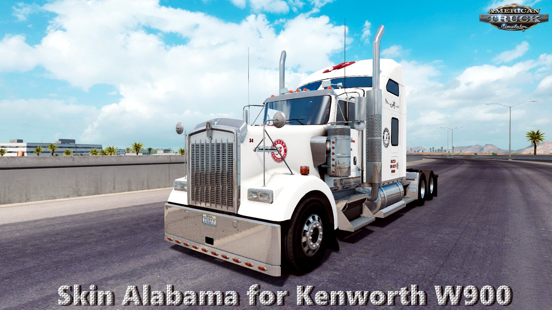 Skin Alabama for Kenworth W900 v1.0 (v1.6.x)