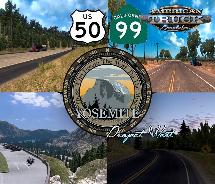 Project US Expansion v2.6.2 (US 50 & CA 99 Mod) (1.36.x) for ATS