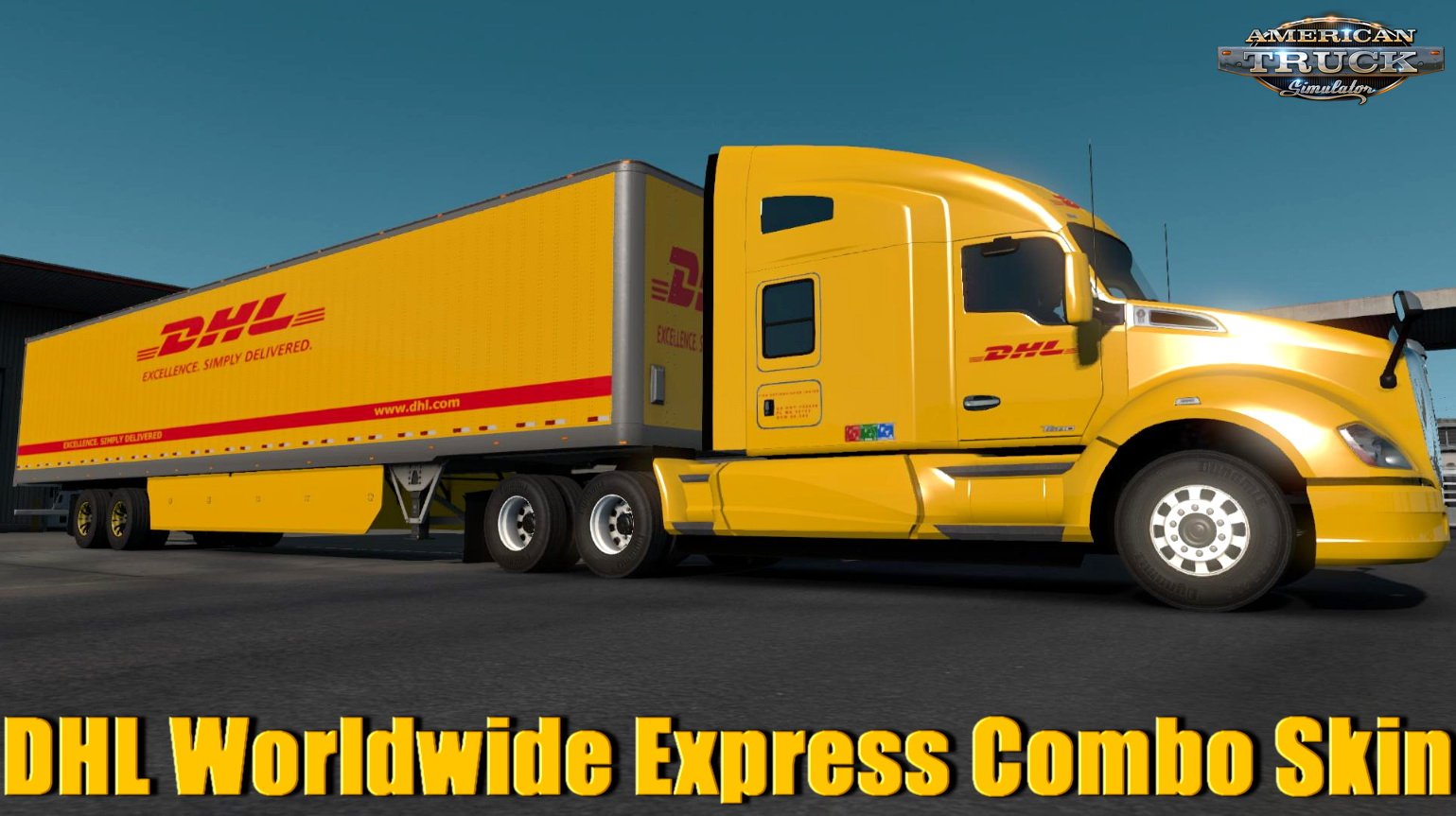 DHL Worldwide Express Combo Skin v1.0 (1.33.x) for ATS