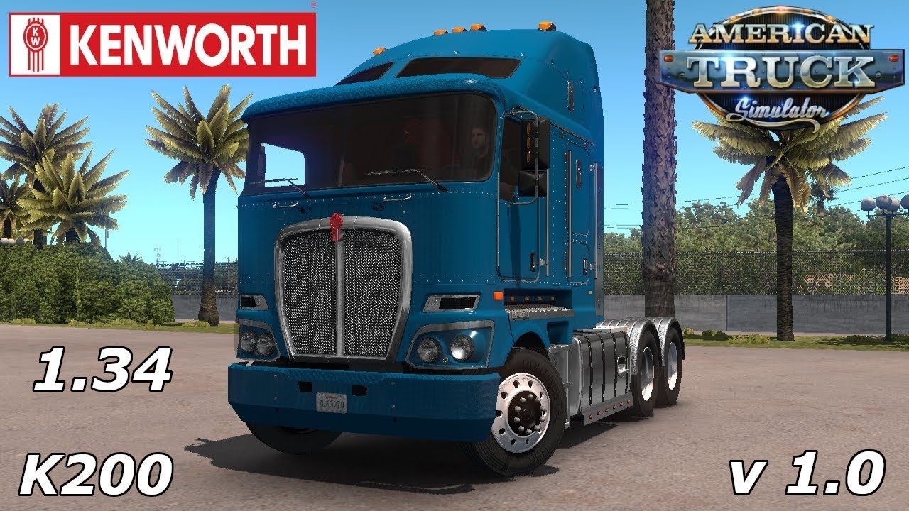 Kenworth K200 Custom (1.34.x) - American Truck Simulator