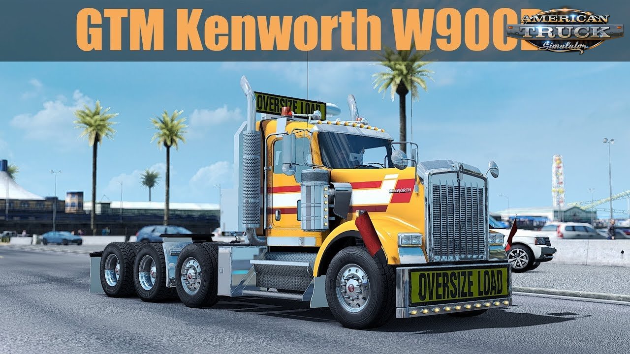 Kenworth W900B + Interior v1.0 by GTM Team (1.35.x)