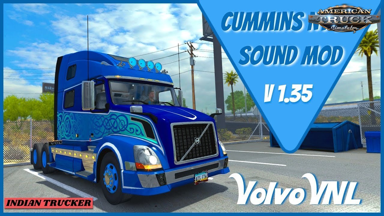 Real Cummins N14 Sound for SCS Volvo VNL v1.0 (1.35.x)