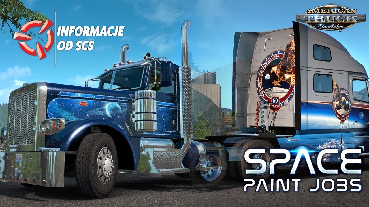 DLC Space Paint Jobs Pack for ATS - American Truck Simulator