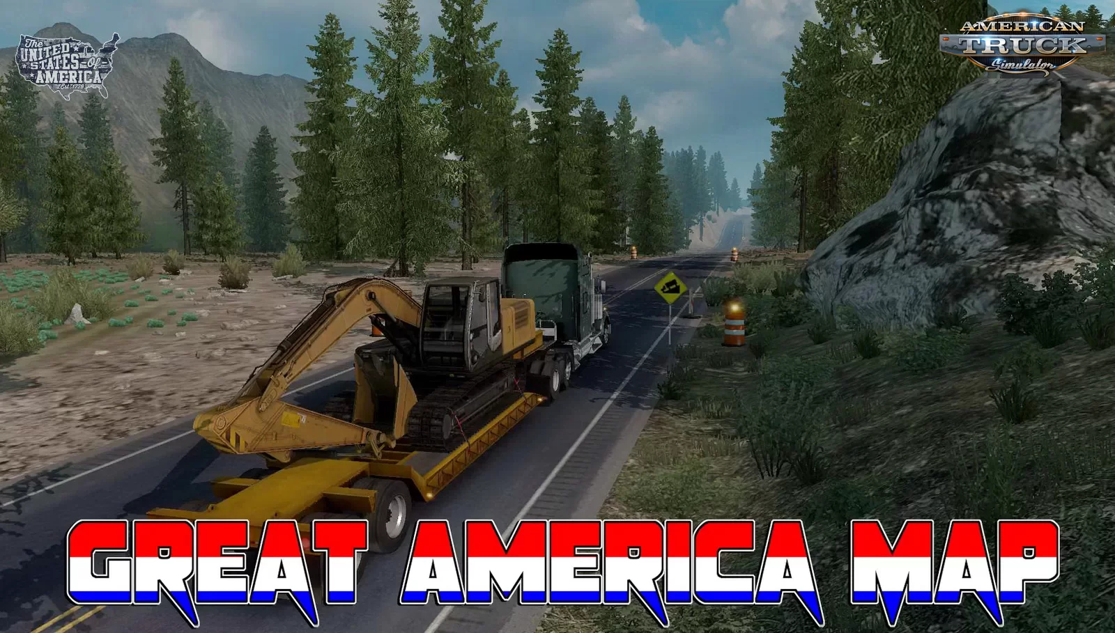 Great America Map v1.2 (1.36.x) for ATS