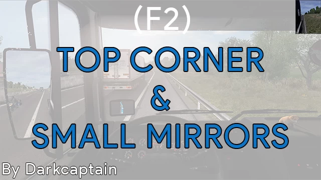 Top Corner & Small Mirrors v1.9 (1.49.x) for ATS