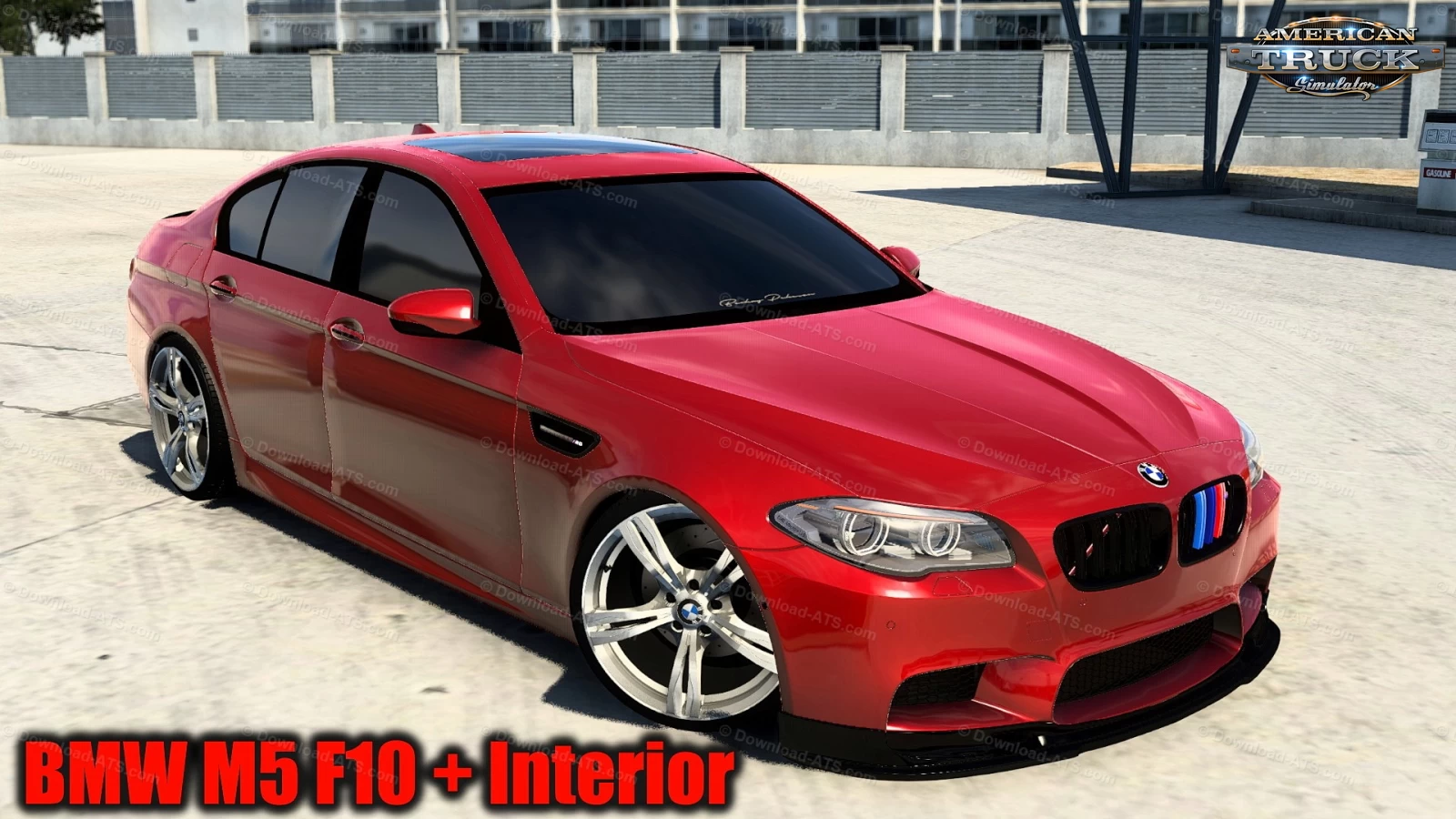 BMW M5 F10 + Interior v1.9 by Berkay Pekesen (1.49.x) for ATS