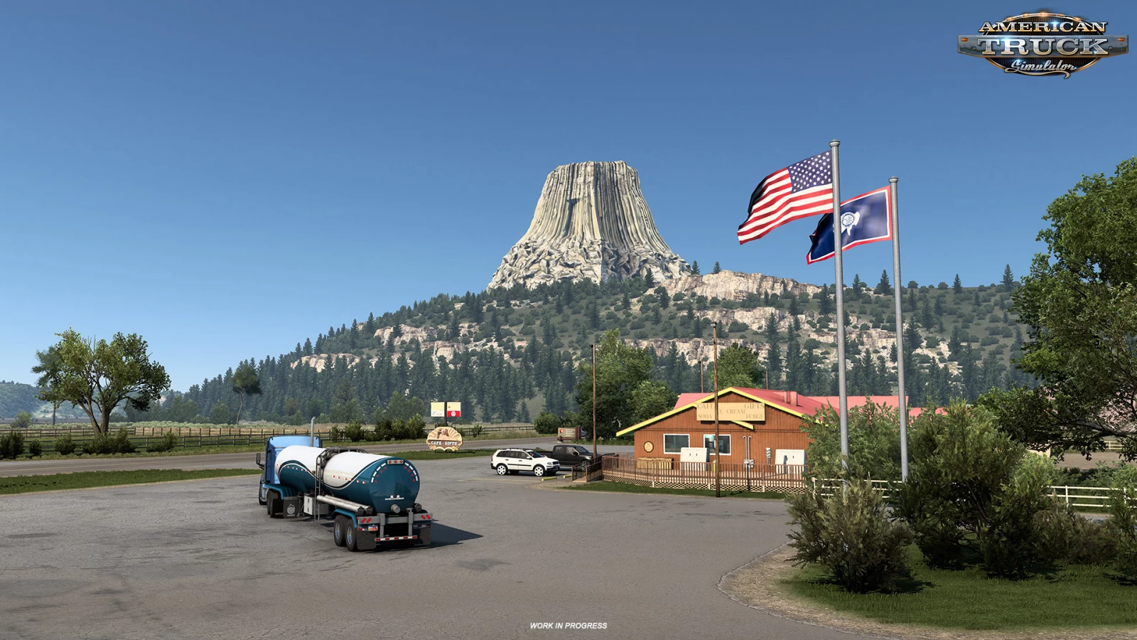 Wyoming DLC - Devils Tower in American Truck Simulator