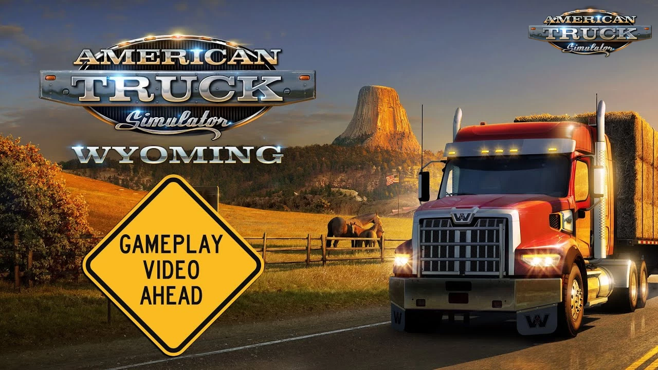 Wyoming DLC: Gameplay Video - American Truck Simulator