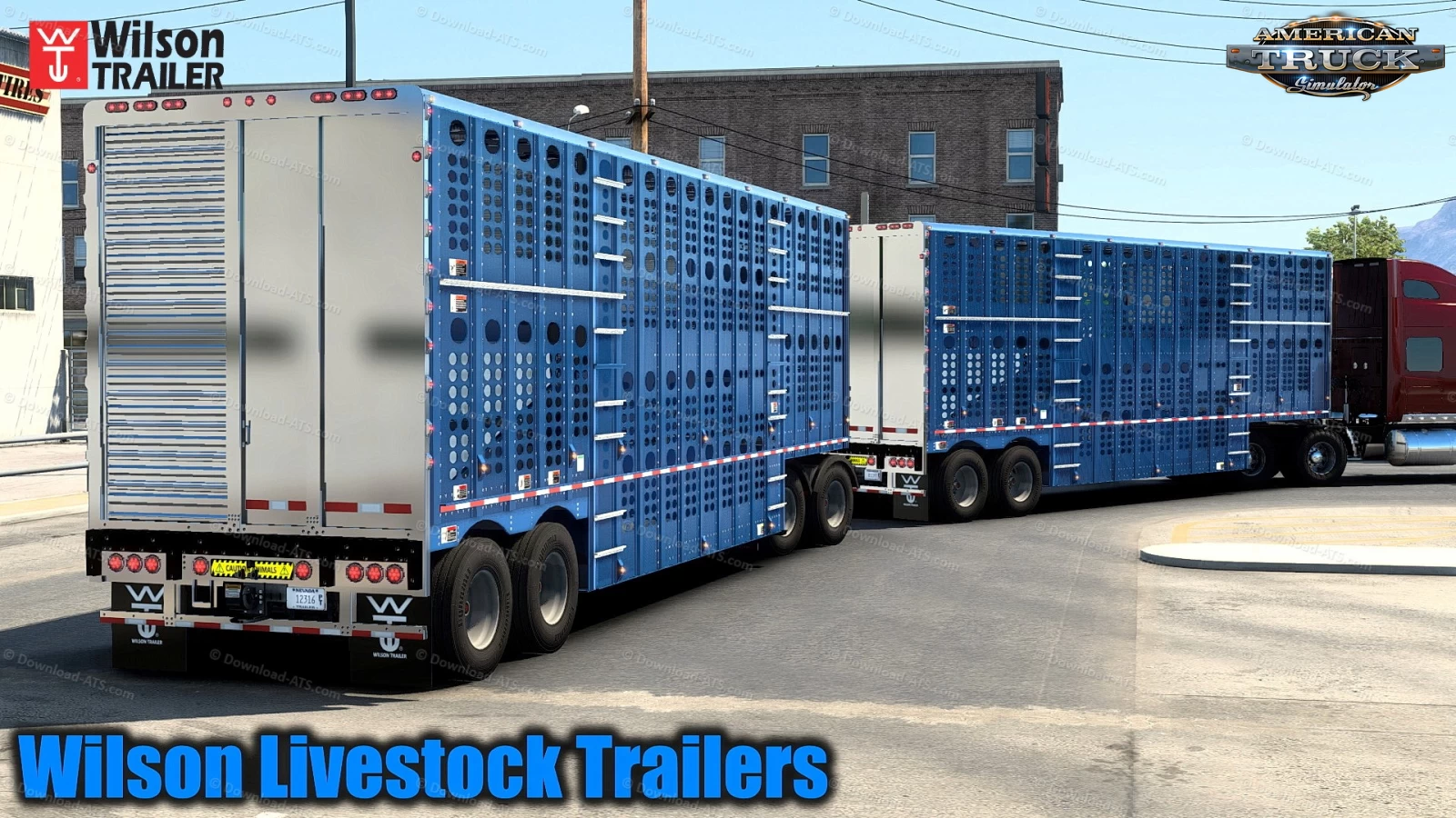Wilson Livestock Trailers Reworked v1.2 (1.43.x) for ATS