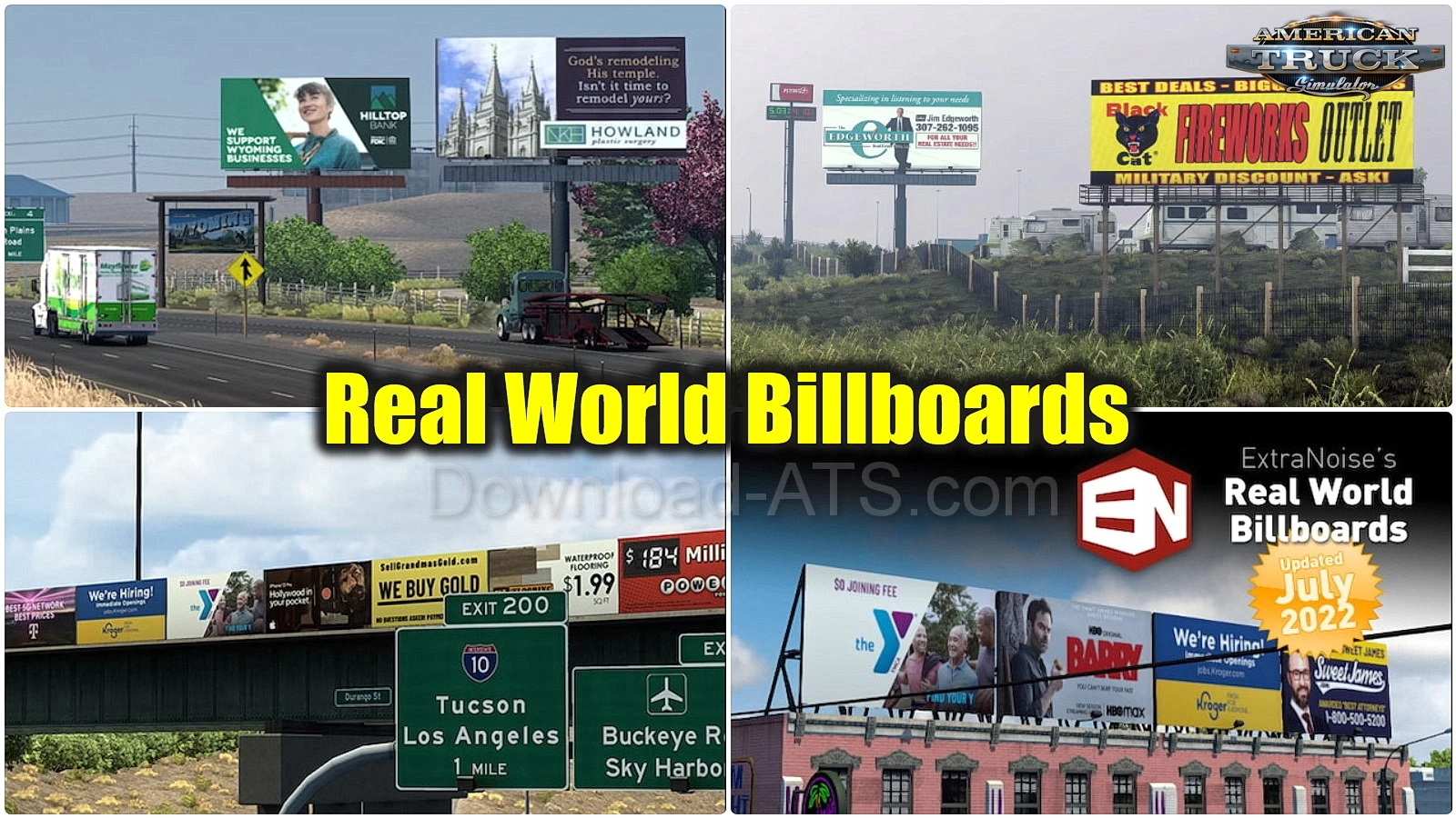 Real World Billboards v1.3 (1.45.x) for ATS