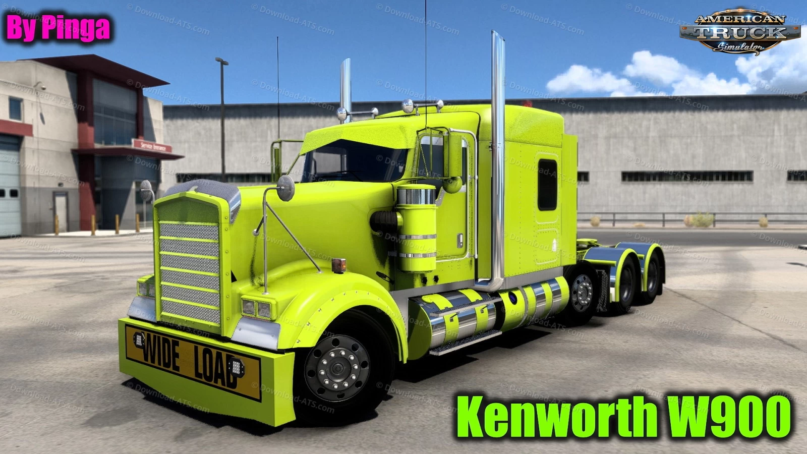 Kenworth W900 + Interior v2.0 Edit by Pinga (1.46.x) for ATS