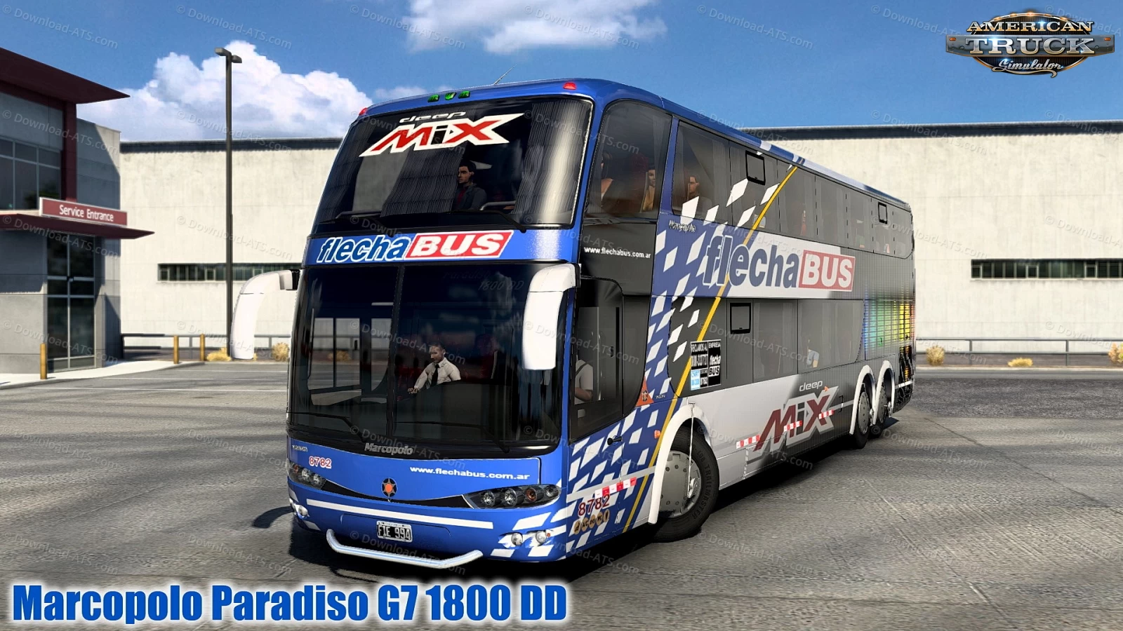 Marcopolo Paradiso G7 1800 DD Bus v1.9 (1.49.x) for ATS