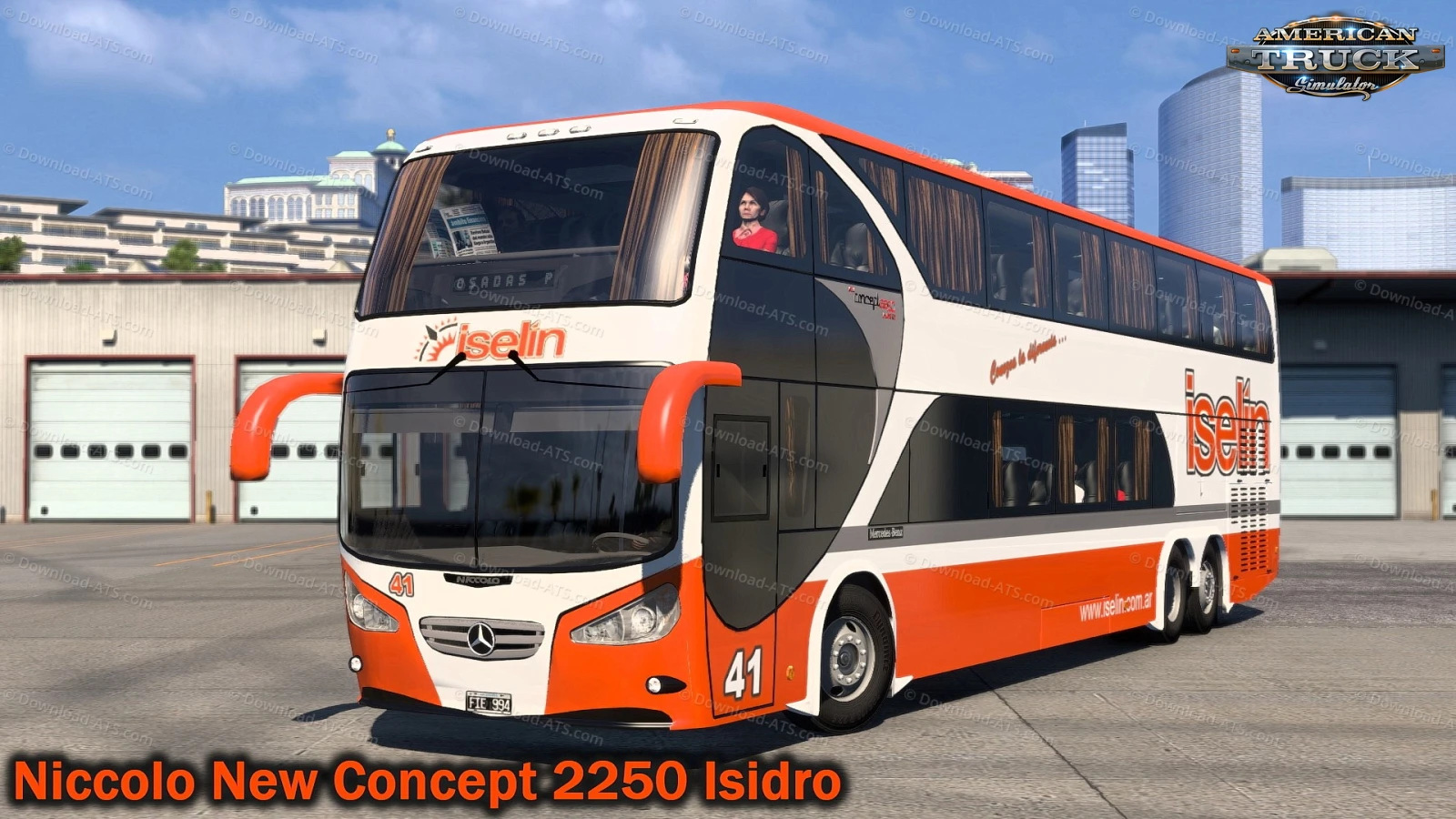 Niccolo New Concept 2250 Isidro Bus v1.3 (1.49.x) for ATS