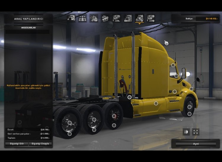 Peterbilt 8x4 chassis