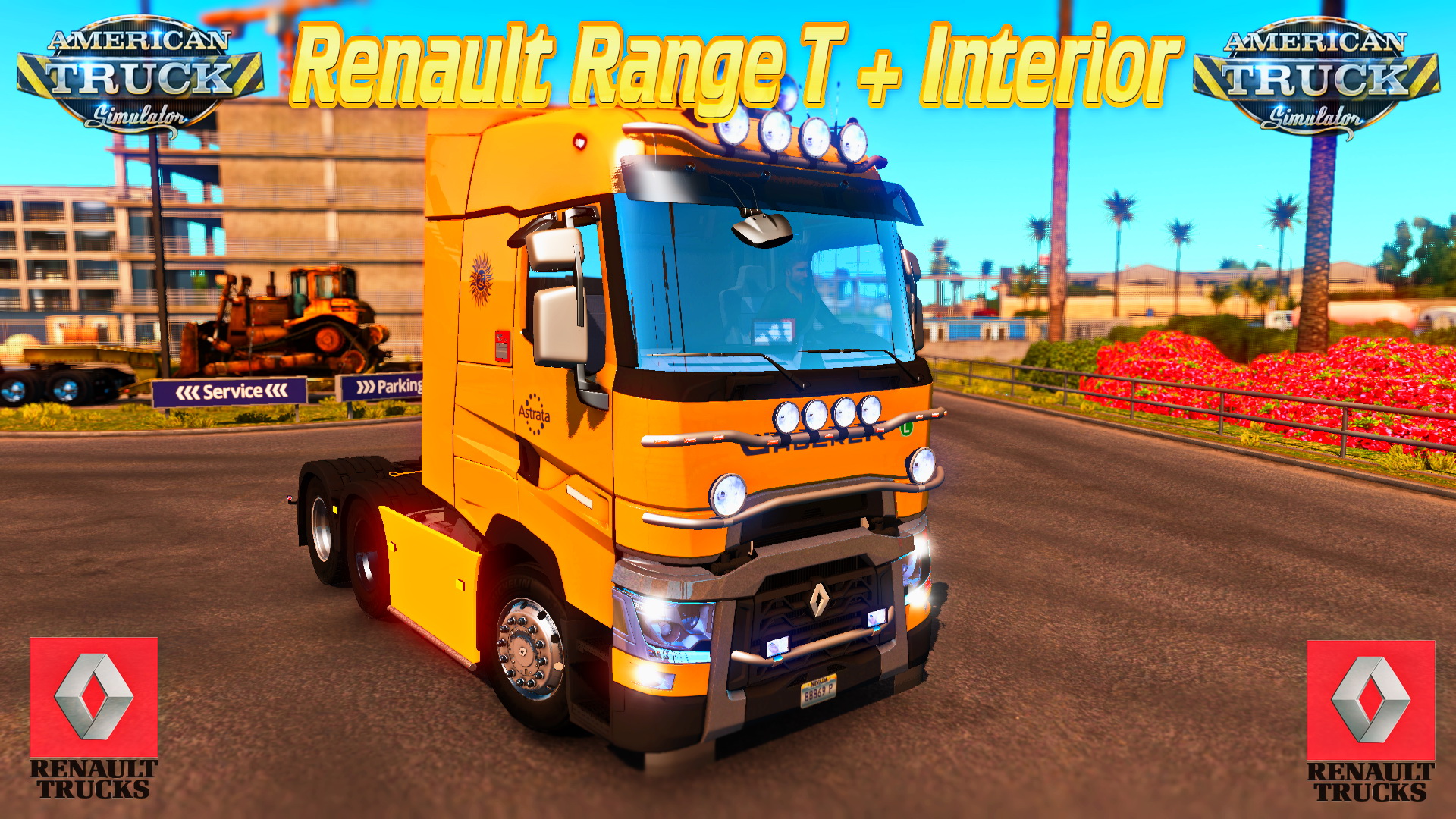 Renault Range T + Interior v1.0 for ATS