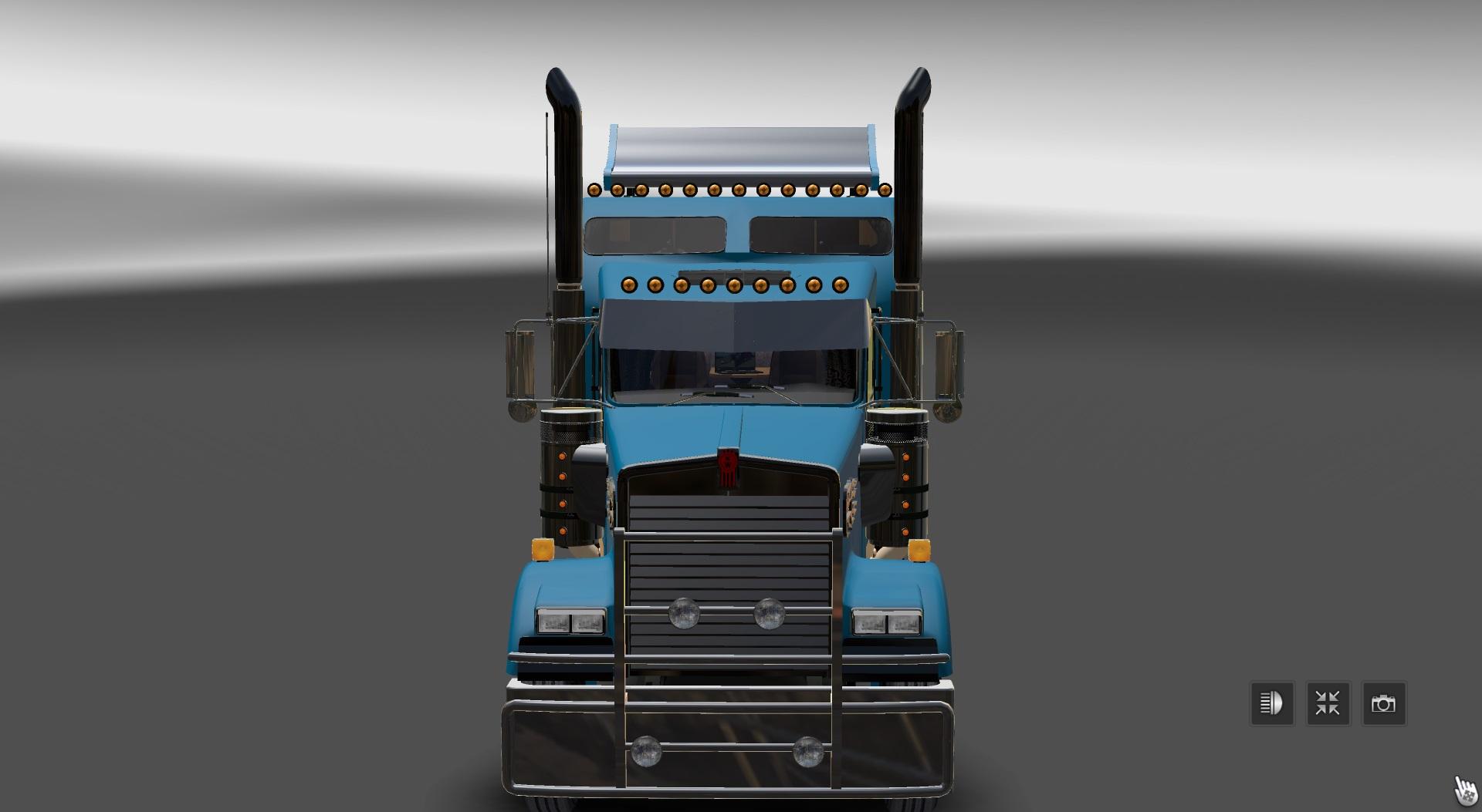 Kenworth W900B Long + Interior v1.0