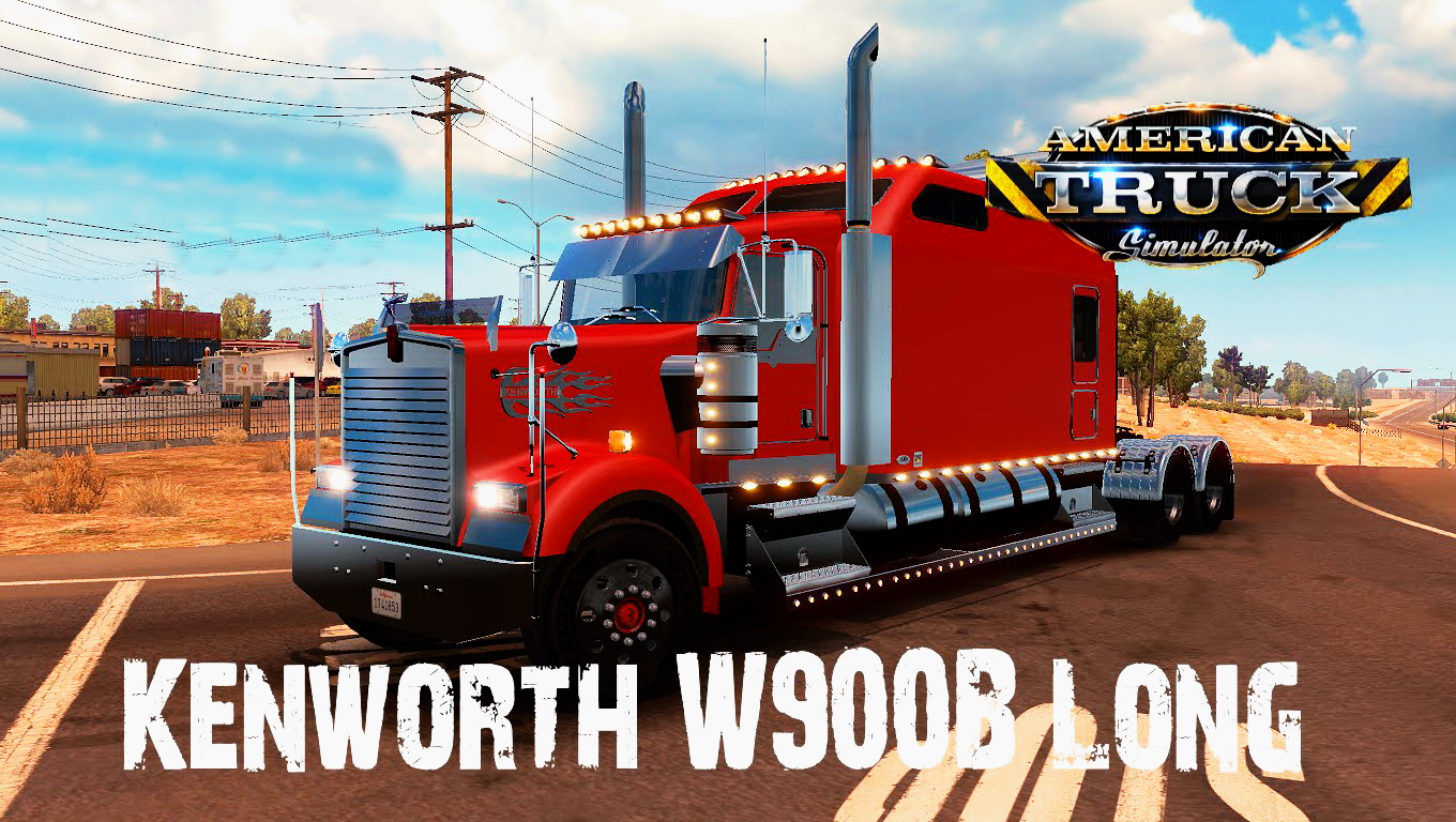 Kenworth W900B Long + Interior v1.0