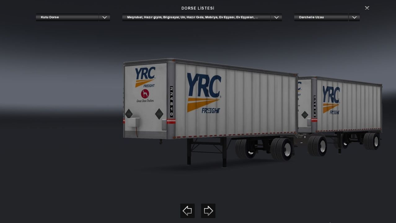 Double Tandem Trailer for ATS