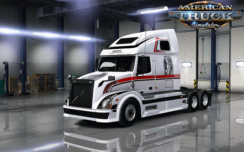 Volvo VNL 670 + Interior v1.23 for ATS