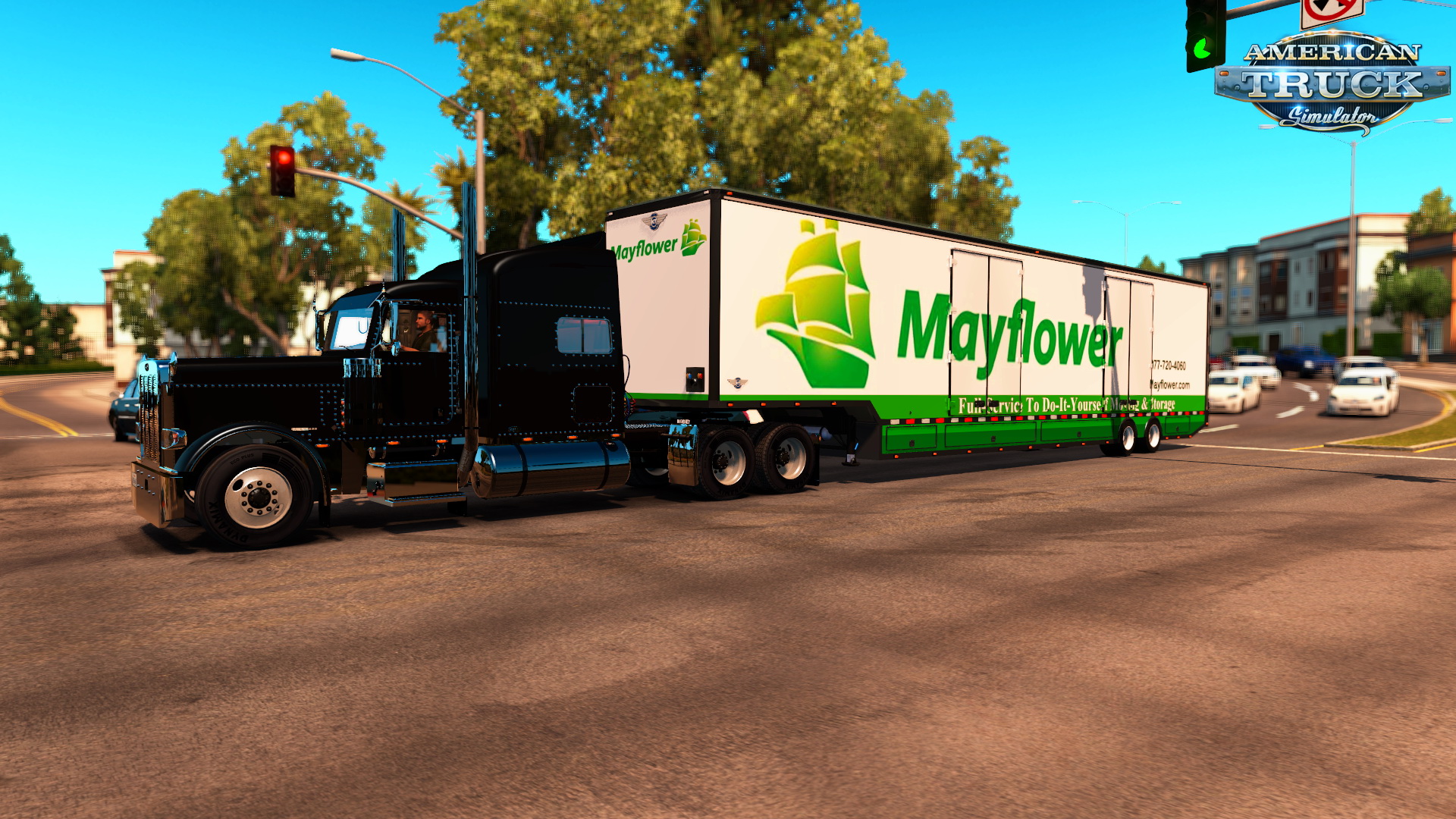 Trailer RD Moving Van + 17 Skins v1.0