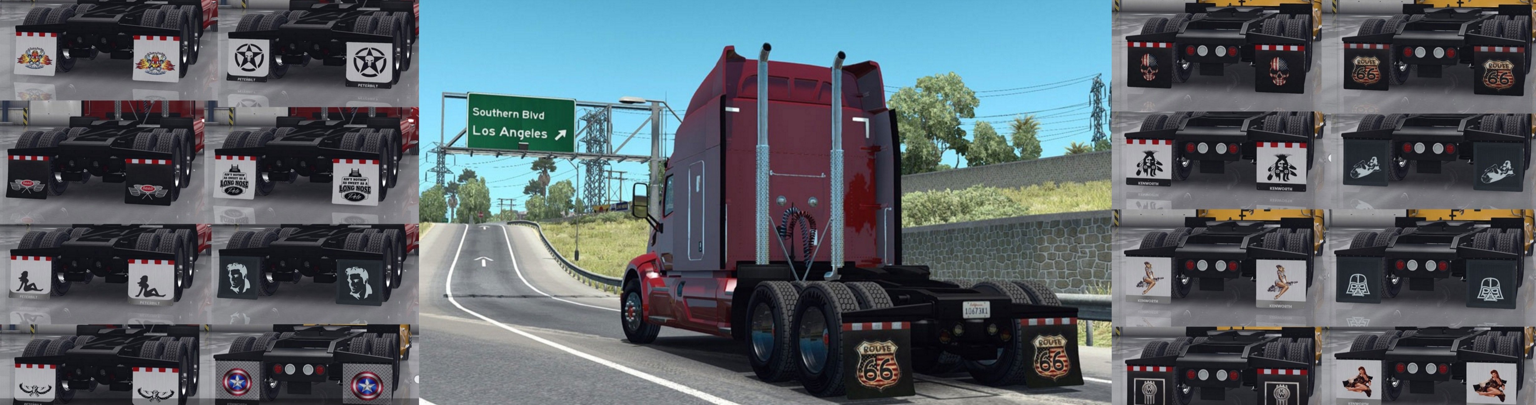 New HD and Standalone Mudflaps Pack (49 units)