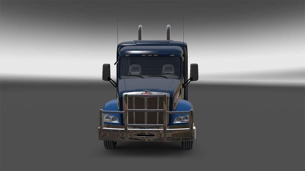 Peterbilt 579 Chrome bumper bullbar
