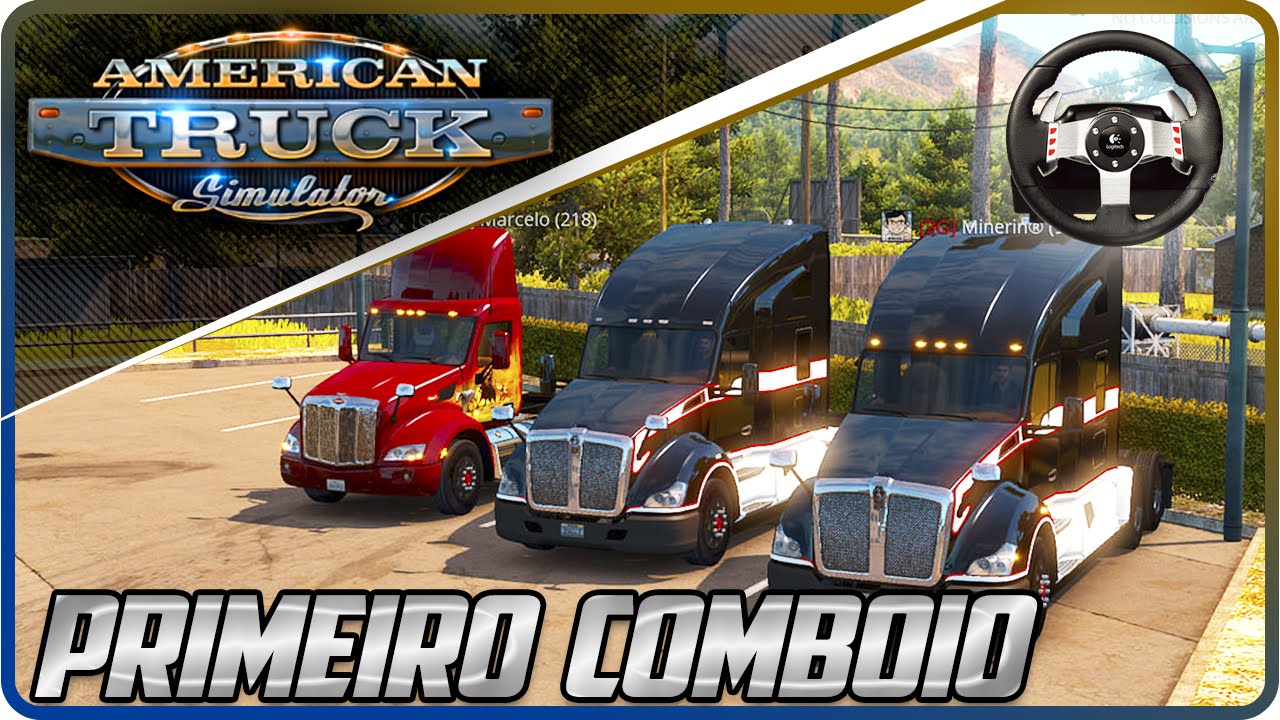 American Truck Simulator - Primeiro Comboio com os Amigos