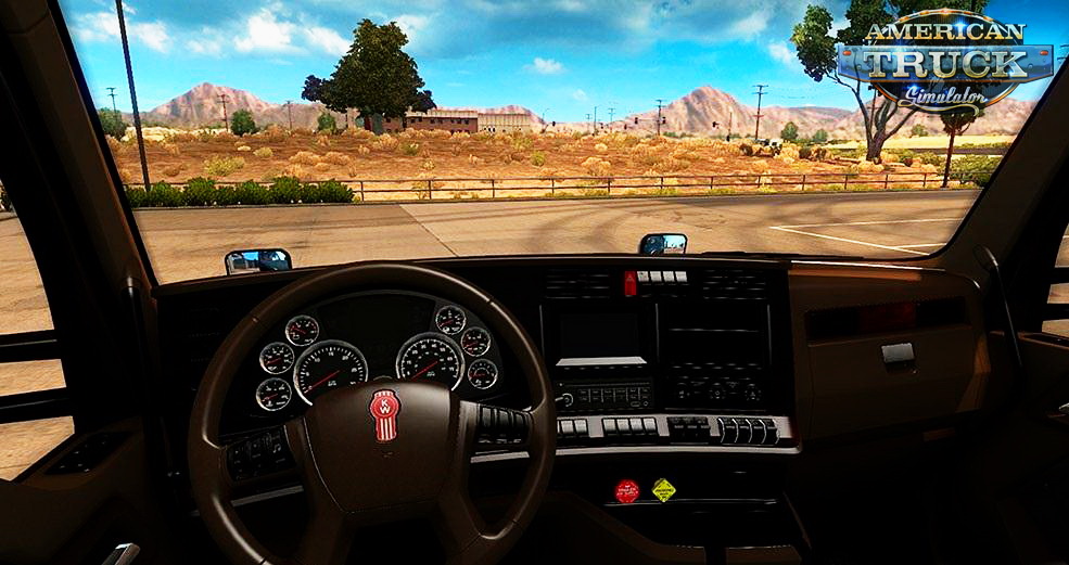 Kenworth T680 Brown Interior v1.0