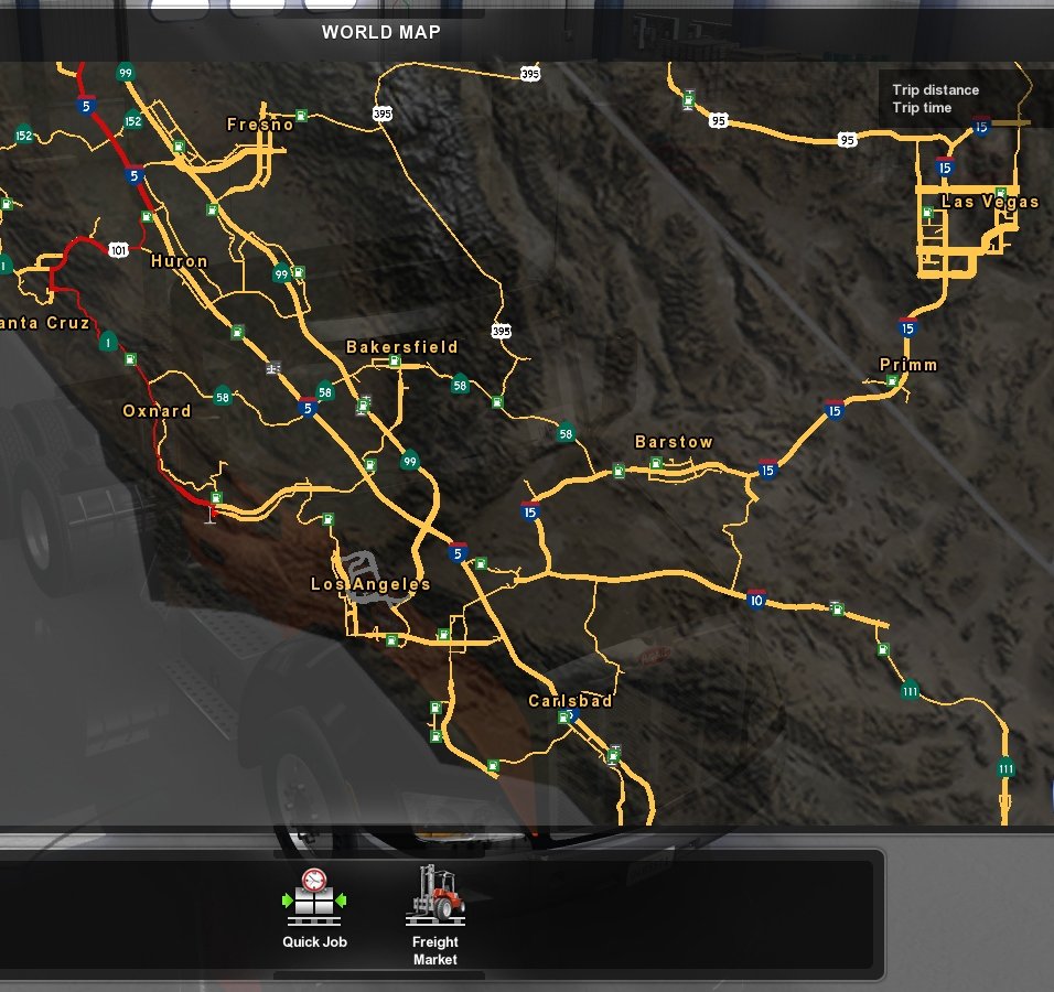 Satellite Image Background For The Map.