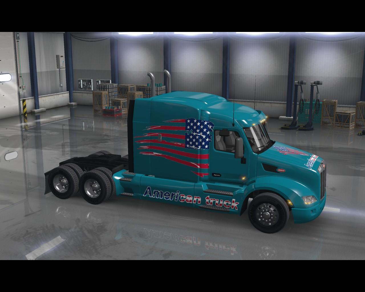 American Truck Skin for Peterbilt 579 v1.0