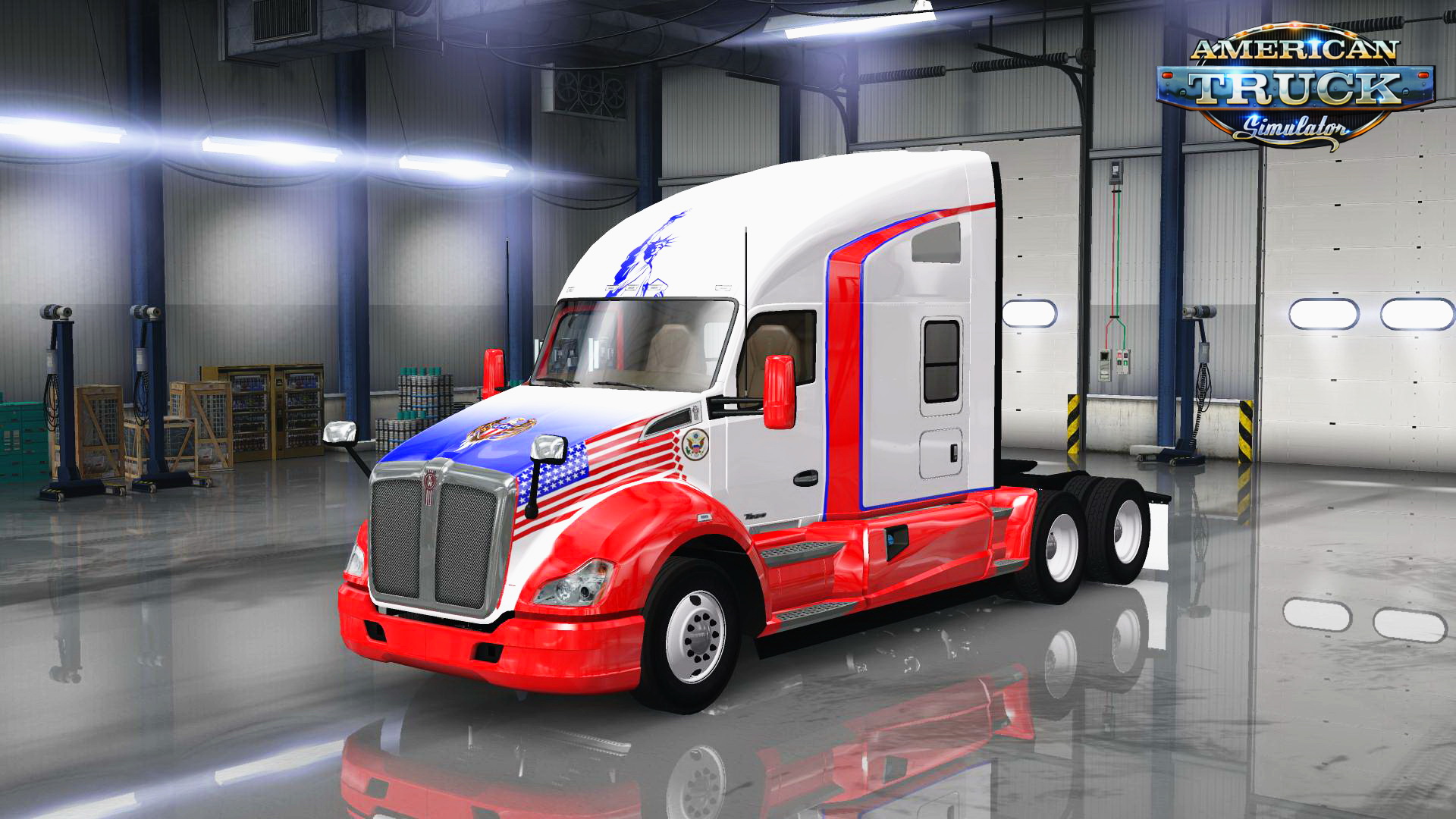 American Eagel Skin for Kenworth T680 v1.0