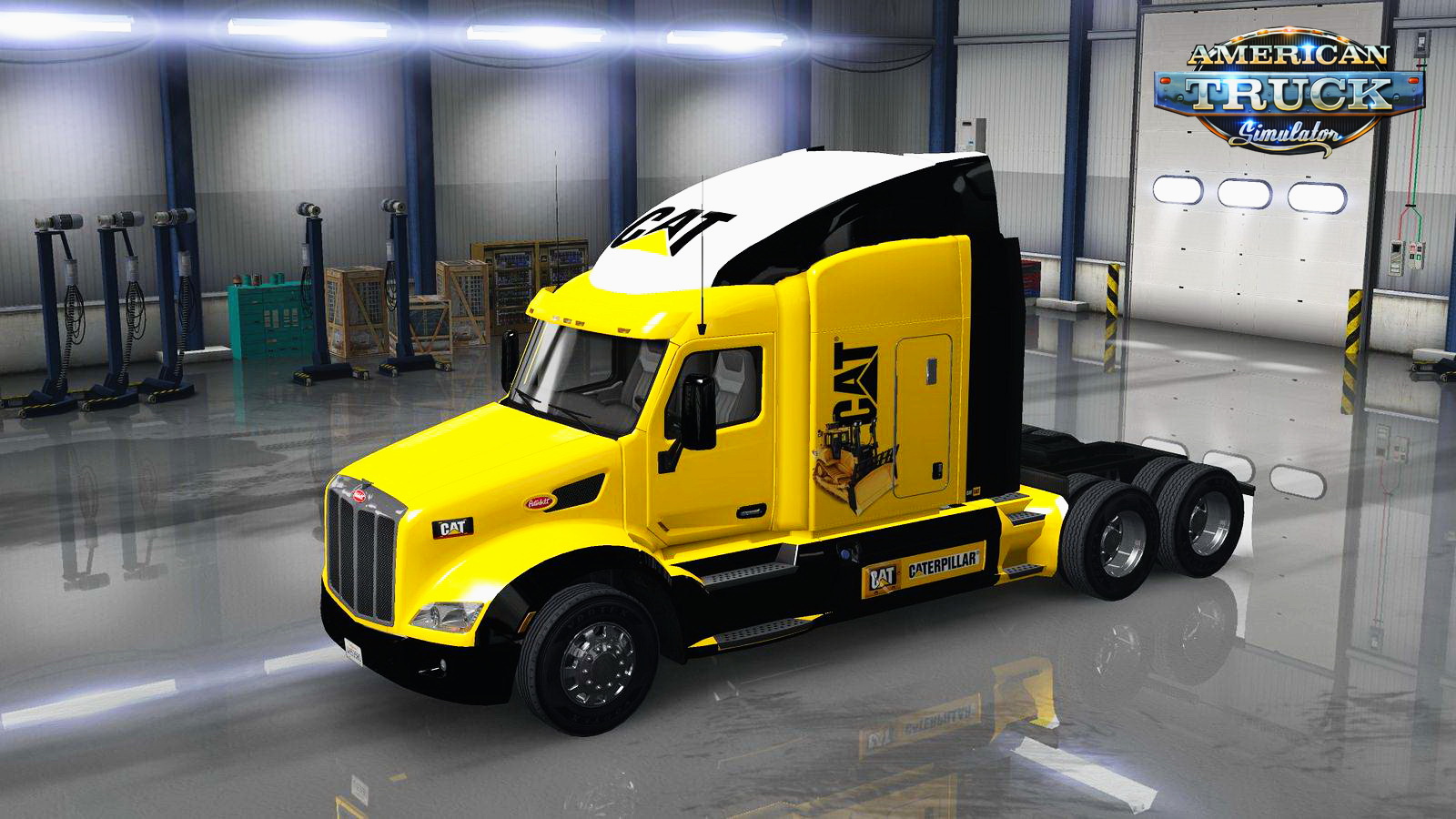 Caterpillar Skin for Peterbilt 579 v1.0 by jaws