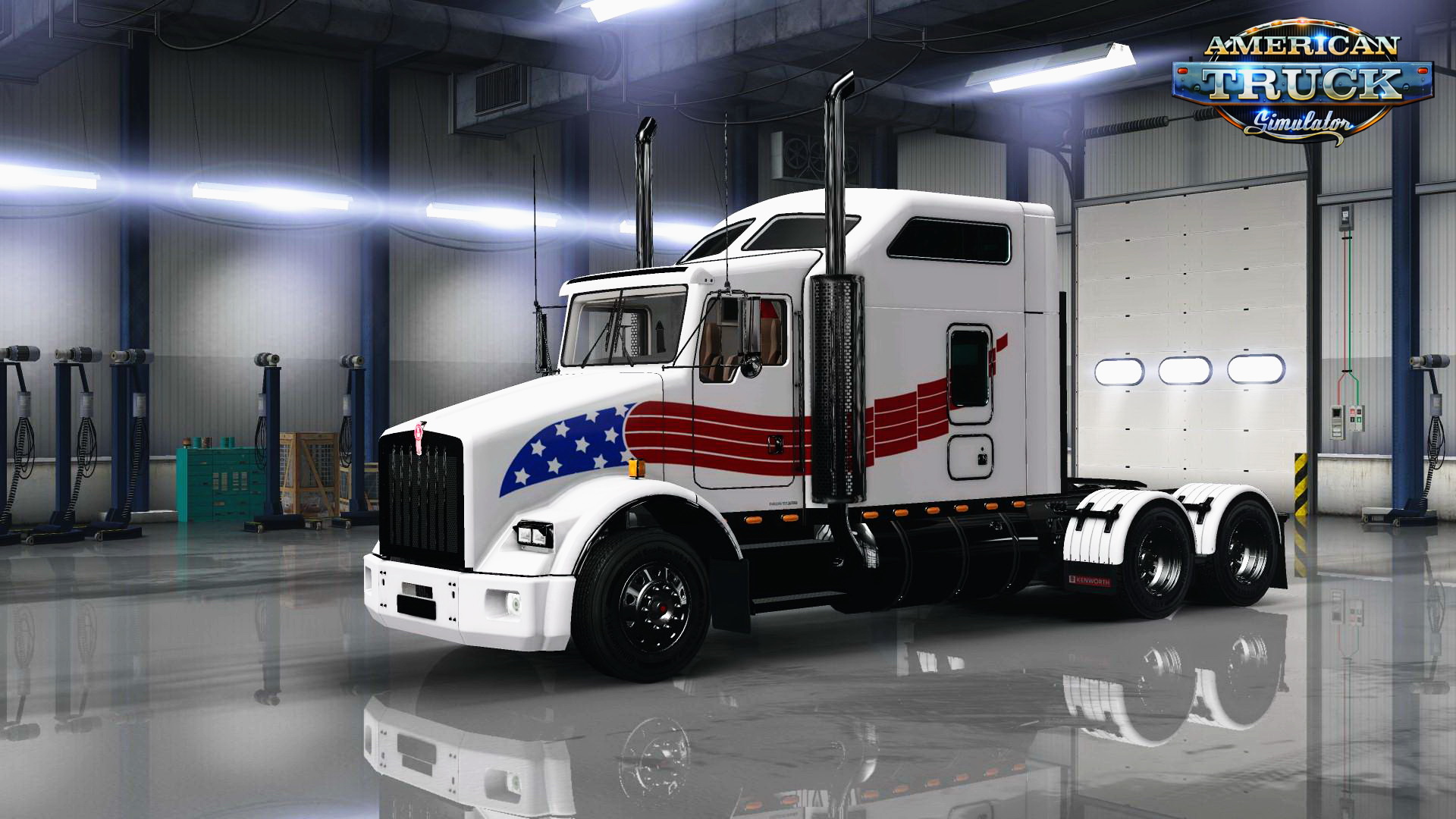 USA Trucking Skin for Kenworth T800 v1.0 by TruckerStas