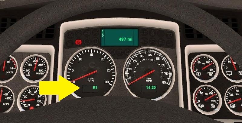 Kenworth W900 Gear Indicator