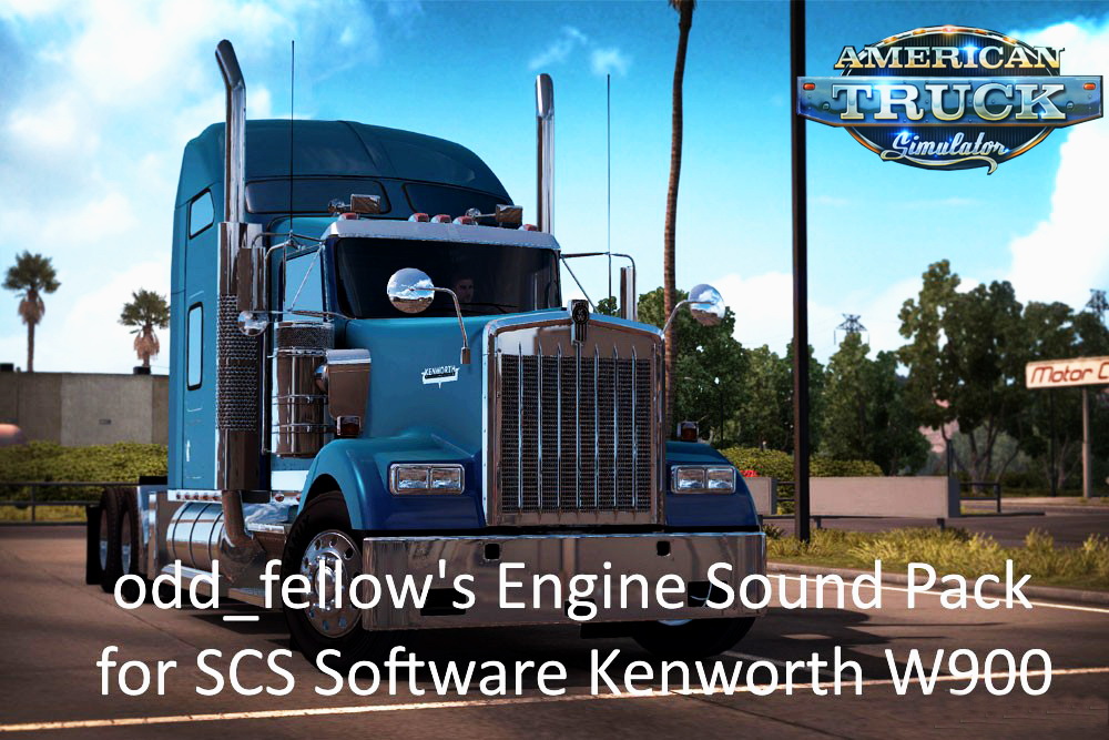 odd_fellow’s Engine Sound Pack for Kenworth W900 by SCS