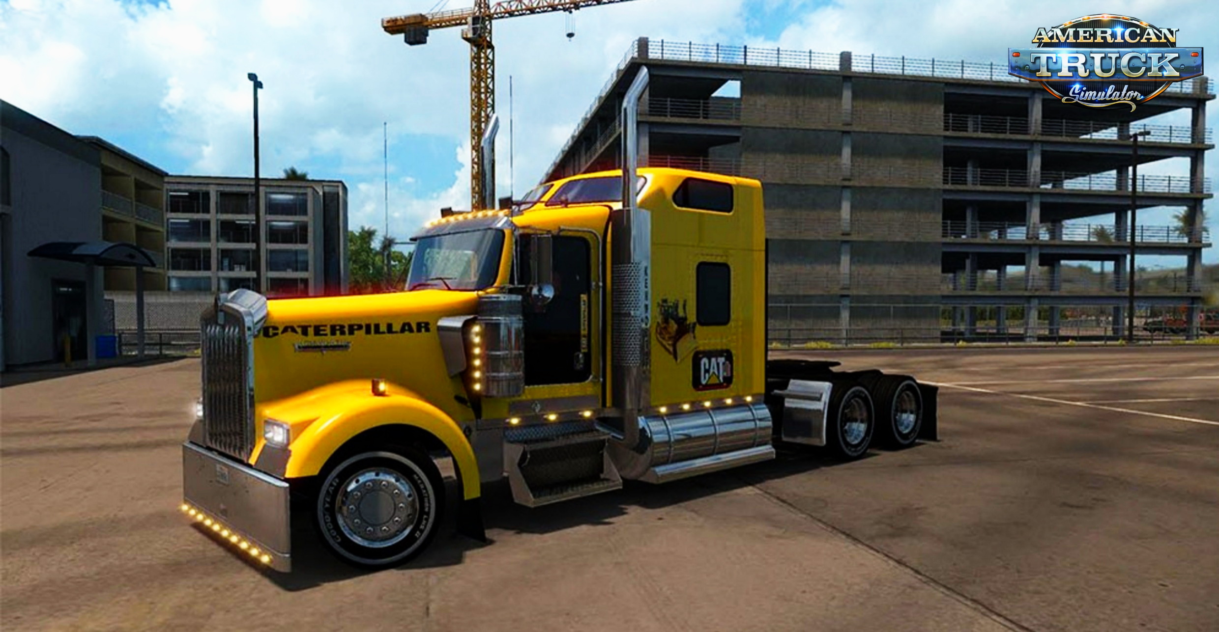 Caterpillar Skin for Kenworth W900 v1.0 by jaws