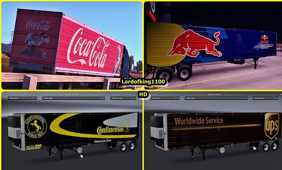 International Trailers Pack v1.0 for ATS