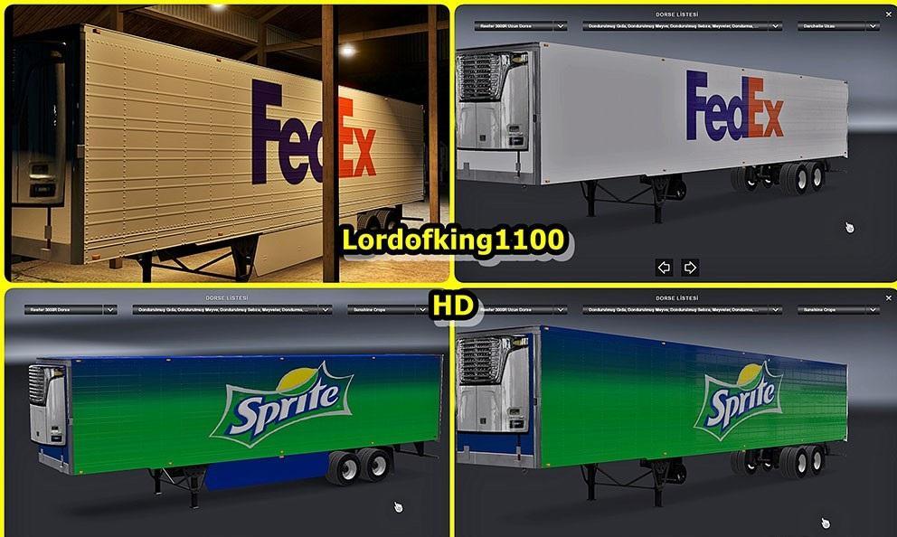 International Trailers Pack v1.0 for ATS