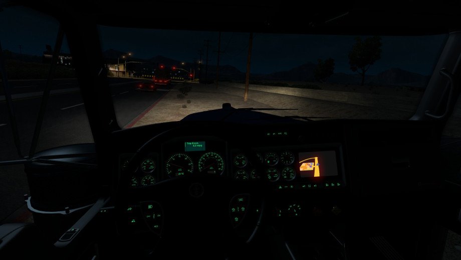 Kenworth W900 dash backlights