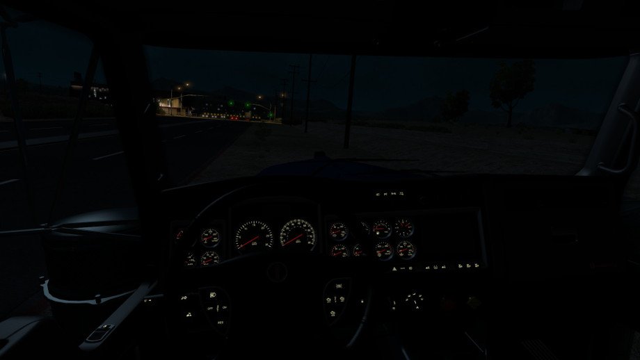 Kenworth W900 dash backlights