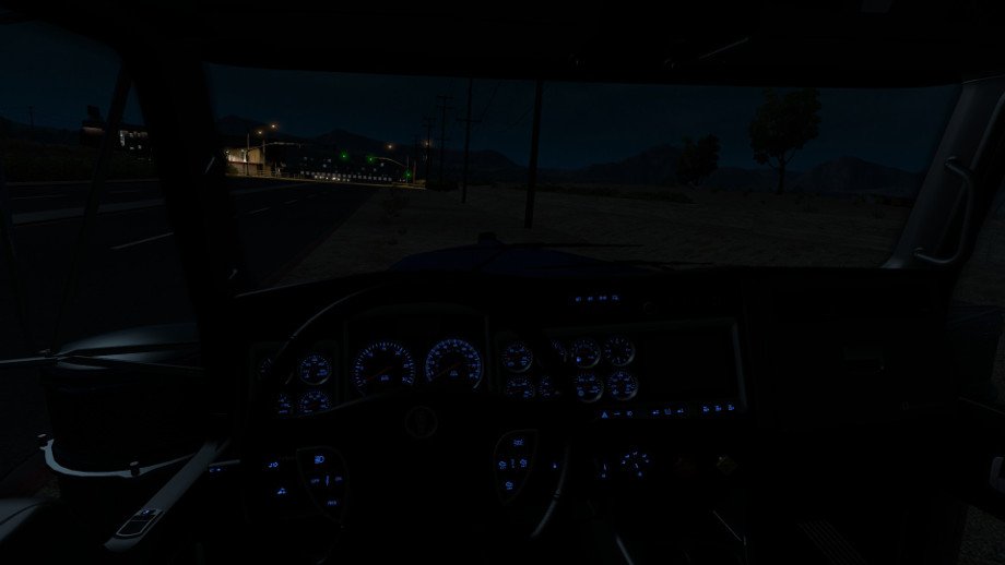 Kenworth W900 dash backlights