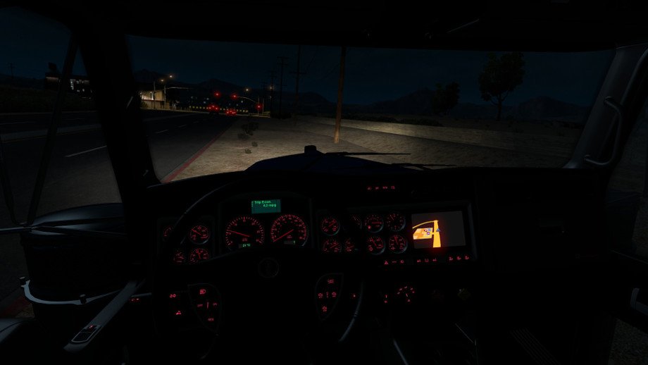 Kenworth W900 dash backlights