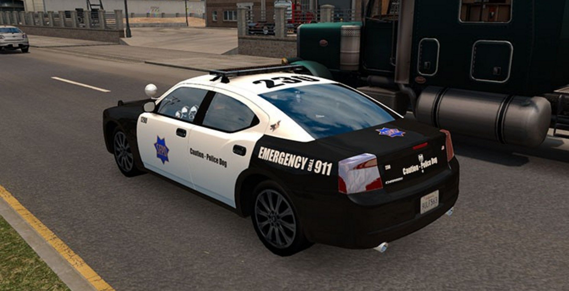 AI Police Dodge Charger