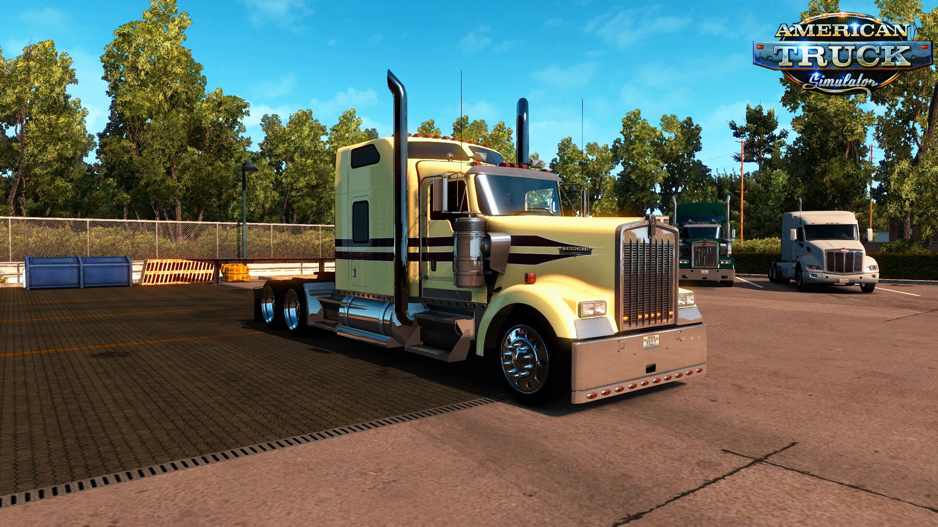 Creamy skin for Kenworth W900 v1.0 by Pauly